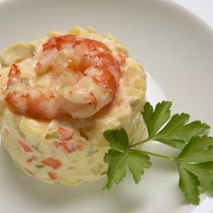 Ensaladilla con Gambón